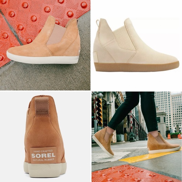 Sorel X Calia Out ‘N About Slip On Waterproof Wedge Booties - Picture 14 of 14